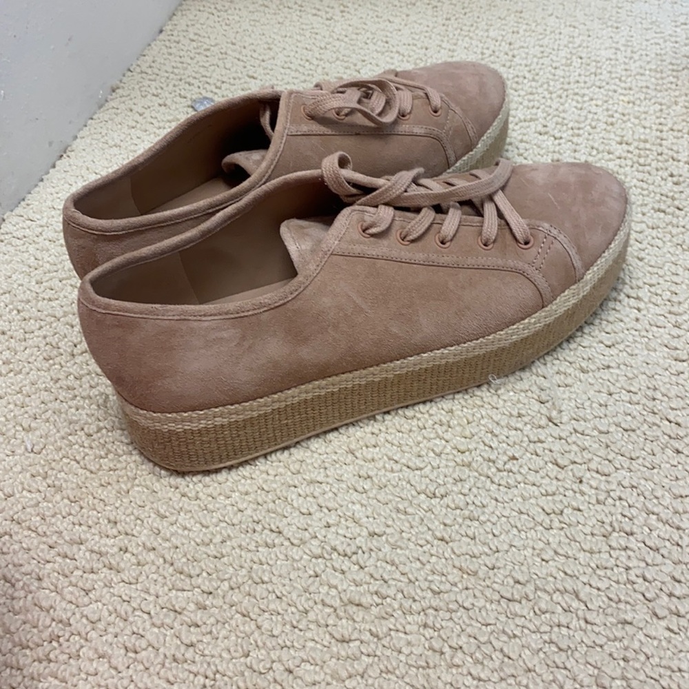 Pink sneakers